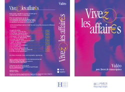 Vivez les affaires - vidéo VHS NTSC - cliquer pour zoomer